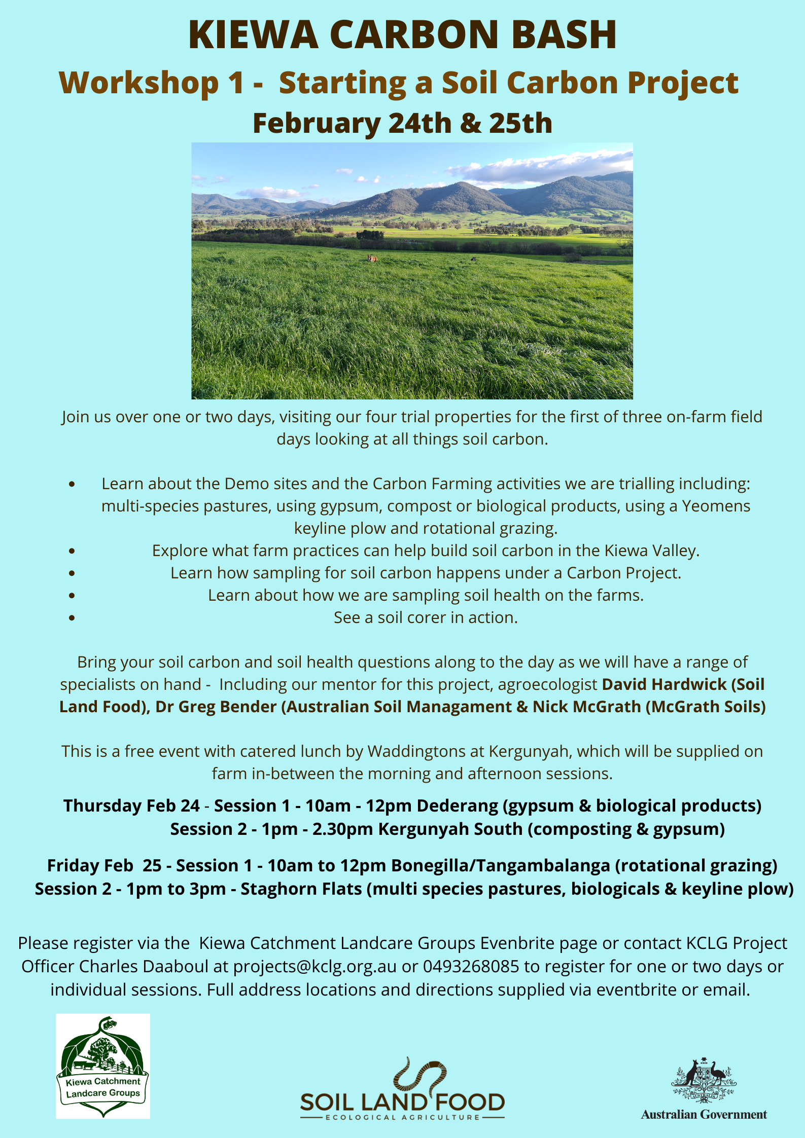 Kiewa Carbon Farming Events